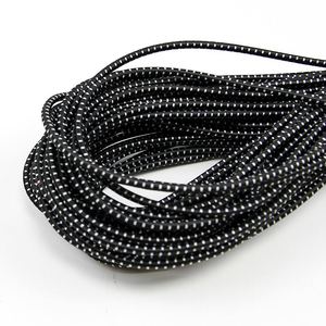 Custom Stretch Polyester Latex Elastic Cord 2.5mm 3mm Dotted Elastic Rope - Product Image 1