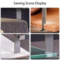 Lame de scie à ruban industrielle en acier bi-métal au carbure de tungstène, soudée haute fréquence, en acier à haute teneur en carbone, 18 pouces, finition blanche, OEM