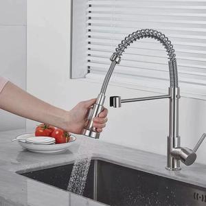 <span class=keywords><strong>Rubinetto</strong></span> da Cucina Moderno in Acciaio Inox Spazzolato Nero Argento <span class=keywords><strong>con</strong></span> Doccetta Estraibile, Fornitori Produttori - Product Image 2