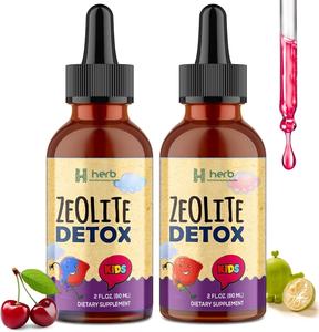 Gotas Orales de Clinoptilolita OEM para Niños, Suplemento Natural de Zeolita con Vitaminas B12, C y D3, Apoya la Salud Inmunológica y Ósea - Product Image 1