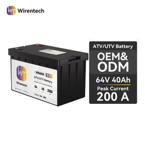 Batería Lifepo4 de 64V 40Ah 80Ah para ATV UTV, Resistente a Impactos y Agua IP65, Batería para Vehículos Todoterreno -20 ° Descarga a Baja Temperatura C - Product Image 1