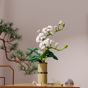 Bloques de Construcción de Orquídeas, Modelo de Phalaenopsis 92000, Juguete de Ensamblaje para Adolescentes y Adultos - Product Image 1