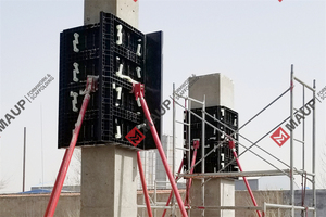 MAUP Lightweight Reusable ABS Plastic Adjustable Column <b>Formwork</b> System for Concrete Construction - Product Image 3