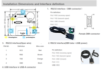 Módulo de escaneo de códigos de barras de detección automática altamente rentable Motor de lector de código de barras montado fijo equipado con placa PCBA