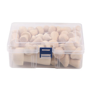 Ensemble de champignons en bois, 34 pièces, plusieurs tailles, pour bricolage, peinture, jouet pour enfants, décoration de la maison, ornement - Product Image 5