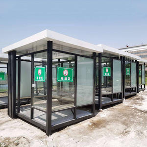 Abri pour fumeurs en alliage d'aluminium, imperméable, pour extérieur, pour supermarché - Product Image 3