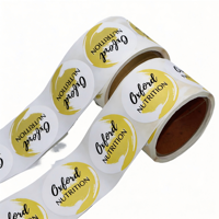 Autocollant adhésif transparent personnalisé rectangulaire en PVC, résistant à l'huile et à l'eau, pour fard à paupières, vente en gros Jubaolong