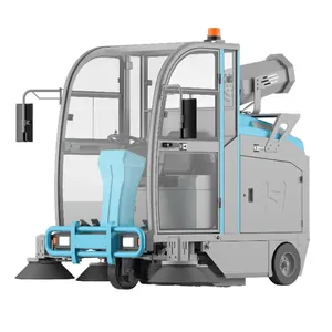 PB210 Road Sweeper Driving Electric Sweeper China Germany Plastic Provided High Pressure Cleaner