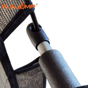 <span class=keywords><strong>Filet</strong></span> de protection pour <span class=keywords><strong>trampoline</strong></span> de fitness intérieur/extérieur robuste et souple, 12 pieds, 14 pieds, 15 pieds, 16 pieds, avec <span class=keywords><strong>poteaux</strong></span> incurvés et échelle - Product Image 6