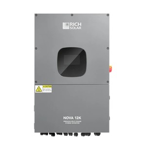Inversor Híbrido Ri Ch S Ol Ar N OVA 12K 220V para Salida Trifásica de 10,000W, Entrada de Energía Solar de 12,000W, Modelo 3023, 97% de Eficiencia - Product Image 2