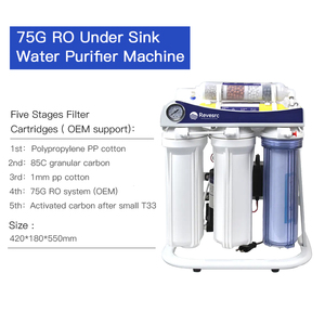 Thiết kế mới 7 giai đoạn xử lý nước hệ thống 100g RO thẩm thấu ngược màng lọc nước lọc - Product Image 2