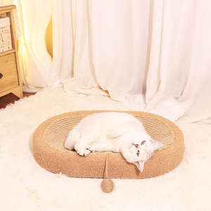 Kucing raksasa XXL tiang cakar untuk kucing besar 50cm bentuk bulat stabilitas kuat - Product Image 5