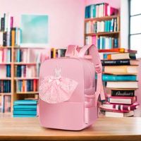 Mochila Escolar Unisex para Niños, Antirrobo, Impermeable, 20-36L, de Nailon, Diseño Moderno, con Marco Externo y Curva Fisiológica