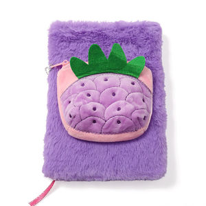 Carnet de notes A5 personnalisé en peluche moelleuse, mignon, pour enfants et étudiants, fabriqué en usine OEM - Product Image 5