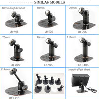 Support de moniteur de 114 mm de hauteur pour moniteurs de voiture de 7 pouces et 9 pouces