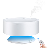 Diffuseur d'aromathérapie d'huile essentielle pure humidificateur de grande capacité 1,6 L Télécommande Diffuseur d'arôme à sept couleurs