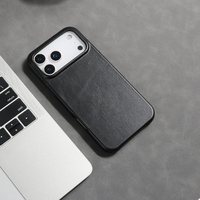 Coques de téléphone personnalisables en cuir véritable pour iPhone 17 18 Pro Duo Max – Vente en gros sur mesure