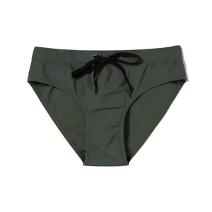 Slip da bagno taglie forti a vita alta con coulisse, colori assortiti 8-16, intimo da spiaggia, slip bikini - Product Image 2