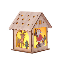 Assemblage de bricolage festif Kit d'artisanat en bois de noël sculpture en tilleul nautique pour enfants gravé au Laser fête des mères cadeau d'affaires