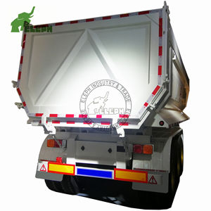 <span class=keywords><strong>Semi</strong></span>-remorque benne basculante arrière en U de 45 mètres cubes à 3 essieux, prix usine - Product Image 4