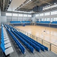 Sillas de Arena para Espectadores, Banco de Aluminio Ergonómico con Diseño de Moldeo por Soplado, para Proyectos de Estadios Escolares, Servicio OEM Personalizado