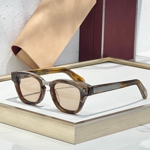 JMM <span class=keywords><strong>Jules</strong></span> 47-23-146 Lunettes de soleil pour hommes et femmes de qualité supérieure, lunettes de soleil de créateur, style punk classique, luxe, en acétate, UV400, avec boîte - Product Image 1