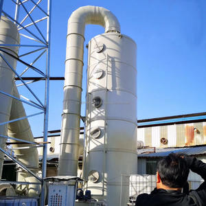 Depurador húmedo pequeño Nox con motor/motor para limpieza de gas de pirólisis de plástico industrial de alta eficiencia - Product Image 5