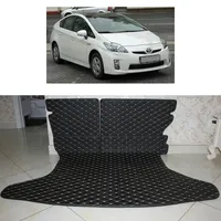 Tapis de coffre de voiture en cuir doublure de cargaison couverture de coffre arrière pour toyota prius zw30 2009 2010 2011 2012 2013 2014 2015 accessoires tapis