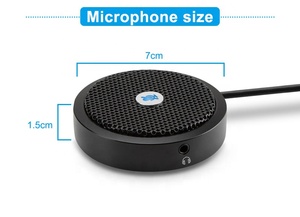 Il mio microfono RCU02 Mini omnidirezionale condensatore Desktop usato microfono USB per <span class=keywords><strong>Computer</strong></span> Online Skype conferenza di registrazione - Product Image 4