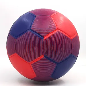 Bola Sepak bola cetakan khusus mesin PU bola sepak bola bola sepak bola Profesional ukuran 5 pelotas de futbol