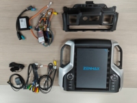 Accesorios de Radio con Pantalla Vertical de 12.1 Pulgadas para Chevrolet Silverado GMC Sierra 2019-2021, Botones Grandes, Auto Inalámbrico, Carplay