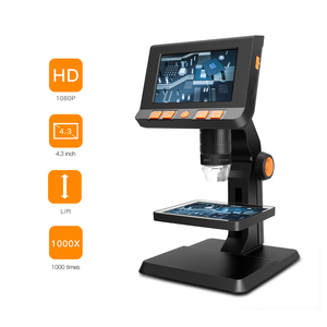 Tesihan 4,3 pulgadas HD LCD pantalla microscopio cámara de vídeo Industrial escritorio Microscopio PCB reparación de teléfonos USB microscopio <span class=keywords><strong>Digital</strong></span> - Product Image 2