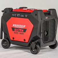 Générateur d'essence de secours BISON (CHINE) à démarrage électrique 220V 194F monophasé 18 CV 8 kVA 8000 W pour usage commercial