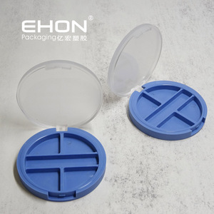 OEM Empty 4 Colors Eye Shadow Container Private Label <b>Compact</b> Powder Makeup Case ABS Eyeshadow Packaging - Product Image 1