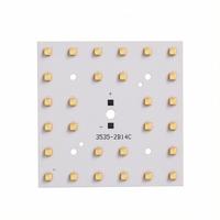 Carte PCB LED personnalisée 3535 76x76x1.5mm 14 séries 2 circuits parallèles en aluminium OEM ODM pour éclairage de jardin et lampadaires