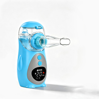 Atomiseur Électrique Silencieux Portable CE Approuvé, Motif Pingouin, pour Soulagement de l'Asthme et de la Toux, Dispositif Médical Domestique de Classe II à Membrane