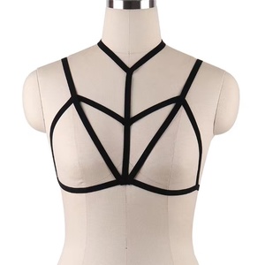 Vente chaude Sexy Corps Poitrine Harnais Femmes En Cuir Sangle De Poitrine Gothique Jarretière Réglable Corps Érotique Lingerie <span class=keywords><strong>BDSM</strong></span> <span class=keywords><strong>Bandage</strong></span> - Product Image 4