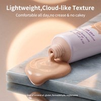 Crème BB SPF 30, marque privée, fond de teint liquide mat longue tenue 12H, couvrance totale, imperméable, sérum éclaircissant, fond de teint BB