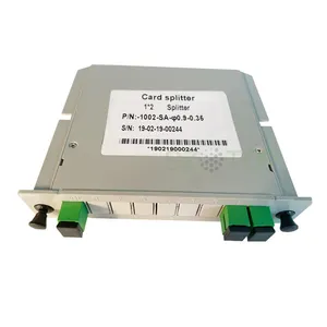 SC APC PLC 1X2 FTTH กล่องแยกไฟเบอร์ออปติก SC PLC Splitter คู่มือคลื่นแบบเรียบประเภทตัวแยกข้อต่อแสง