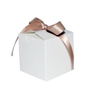 White Sweet Packaging Boxes Small Business Can Print Your Logo <strong>Custom</strong> Fold Packaging Square White Square Fancy Boxes for Parties - Product Image 4