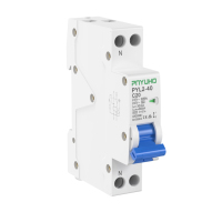 Interruptor Automático Diferencial RCBO Tipo AC de 18MM, 4.5KA, 1P+N, 6-40A, 230V/240V, Protección Contra Fugas de Corriente de 30mA, PYL2 PNYUHO