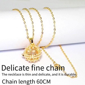 Collier en gros <span class=keywords><strong>de</strong></span> perles <span class=keywords><strong>de</strong></span> mode, pendentif aromathérapie en cuivre ouvrable en forme <span class=keywords><strong>de</strong></span> boule, pour <span class=keywords><strong>pierre</strong></span> <span class=keywords><strong>de</strong></span> <span class=keywords><strong>lave</strong></span> DIY - Product Image 5