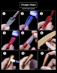 2025 nouveau <span class=keywords><strong>prix</strong></span> de gros 12 formes <span class=keywords><strong>faux</strong></span> multicolore multi-forme acrylique Extension d'ongle double forme moule à <span class=keywords><strong>ongles</strong></span> pour <span class=keywords><strong>Gel</strong></span> d'extension - Product Image 5