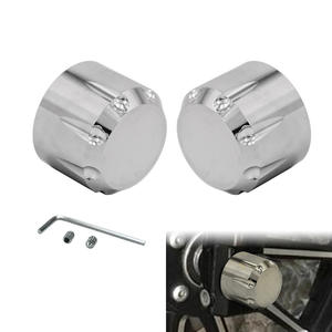 Pièces de moto, cache-axe Raindrop, adapté à la modification du cache-axe avant Harley, cache décoratif, cache-axe CNC - Product Image 3