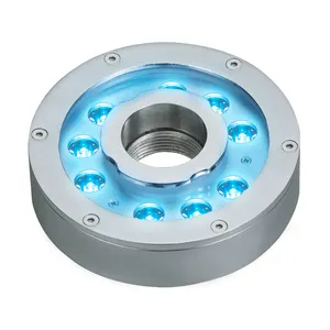Fonte fabbrica DMX controllo LED luci fontana IP68 RGB4in1 incasso subacquea fontana luce
