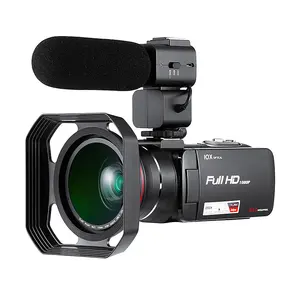 HDV-Z82 FHD: 1920*1080 Continous Ditembak untuk eksternal mic & led digital video kamera