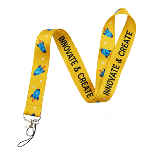 कारखाने गर्म बिक्री कस्टम मुद्रित लेनीनार्ड उच्च गुणवत्ता वाले गर्दन स्ट्रैप फोन लेनीनार्ड पॉलिएस्टर कस्टम लंयार्ड - Product Image 6