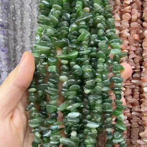 Cuentas <span class=keywords><strong>de</strong></span> Jade Verde Natural Irregular en Forma <span class=keywords><strong>de</strong></span> Pepita sin Cortar <span class=keywords><strong>de</strong></span> 5-8mm para Fabricación <span class=keywords><strong>de</strong></span> Joyas, Hilo <span class=keywords><strong>de</strong></span> 80cm <span class=keywords><strong>de</strong></span> Largo - Product Image 1