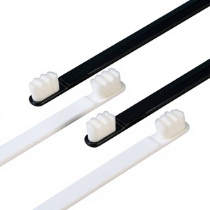 <span class=keywords><strong>Spazzolino</strong></span> per Animali Domestici con Setole in Nylon Ultra-Morbide e Manico in Plastica |   Pulizia Manuale Profonda dei Denti per l'Igiene Orale di Cani e Gatti OEM - Product Image 1