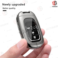 Housse de protection pour clé de voiture en alliage de zinc et fibre de carbone pour Honda Civic CRV Accord CR-V Pilot 2020-2026, accessoire intérieur